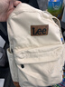 Lee【清倉特價(jià)】雙肩包男大容量通勤背包女休閑時(shí)尚旅行包大學(xué)生書(shū)包 米白拼棕【清倉特賣(mài)/可放14寸電腦】 曬單實(shí)拍圖