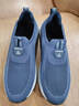 足力健大師老人鞋夏季男女一腳蹬防滑飛織網(wǎng)面透氣運動(dòng)鞋輕便休閑鞋健步鞋 6605霧藍男款 42 曬單實(shí)拍圖