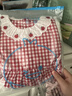 幼歌（YOUGE）夏季新品嬰幼兒夏日莓果格紋無(wú)袖清涼連衣裙 莓果格子 （73-80cm三角爬） 100 cm 曬單實(shí)拍圖
