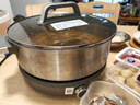 美的（Midea）0涂層電火鍋不銹鋼火鍋專(zhuān)用鍋分體可拆全鋼速沸電火鍋電熱鍋多功能鍋6.5L電煮鍋多用途鍋HGS30G1 曬單實(shí)拍圖