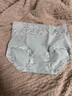 莫代爾收腹內褲女士高腰無(wú)痕提臀收小肚子純棉襠新款蕾絲三角短褲夏 【輕薄收腹】香檳+豆沙+煙灰 3條 M (適合85-105斤) 曬單實(shí)拍圖