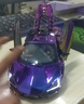 馳譽(yù)車(chē)玩 蘭博Revuelto跑車(chē)模型可噴霧仿真合金車(chē)模汽車(chē)玩具男孩禮物 曬單實(shí)拍圖