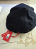 貓人帽子男春秋季羊毛保暖男士鴨舌帽大頭圍品牌棒球帽閉口帽子 黑色 曬單實(shí)拍圖