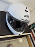 GSB361頭盔摩托車(chē)全盔機車(chē)復古仿賽街盔情侶頭盔藍牙四季冬季男女 珍珠白【361】【配透明鏡片】 XL（建議57-58頭圍） 曬單實(shí)拍圖