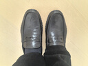 百麗一腳蹬休閑豆豆鞋男鞋春夏通勤牛皮革樂(lè )福商務(wù)皮鞋8XB01  41 曬單實(shí)拍圖