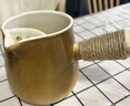 京東京造 圍爐煮茶粗陶煮茶器陶瓷茶戶(hù)外家用壺月牙側把煮茶壺 曬單實(shí)拍圖