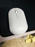 惠普（HP）M241無(wú)線(xiàn)鼠標輕音便攜臺式電腦辦公筆記本通用家用無(wú)線(xiàn)舒適手感莫蘭迪配色 1600DPI可調續航6個(gè)月 【雙模充電版】白色+鎖邊鼠標墊 曬單實(shí)拍圖