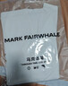 馬克華菲（MARK FAIRWHALE）白色日系短袖t恤男夏季潮流純棉圓領(lǐng)重磅休閑男士潮牌ins半袖衫男 白#藝術(shù)框框 M 曬單實(shí)拍圖