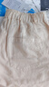 NY-RCE棉麻七分褲女2026夏季新款休閑褲純色寬松松緊腰薄款麻料褲子女 麻色 2XL 曬單實(shí)拍圖