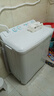 海爾（Haier）半自動(dòng)雙桶洗衣機 10KG 雙電機雙缸 家電國家補貼以舊換新京東自營(yíng) XPB100-81D2 曬單實(shí)拍圖