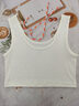 簡(jiǎn)云莫代爾吊帶背心女薄款內搭打底運動(dòng)上衣防走光冰絲涼感內衣夏季 抹胸-茉莉白 L 【適合100-120斤】 曬單實(shí)拍圖