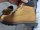 卡特（CAT）經(jīng)典大黃靴馬丁靴男鞋牛皮面固特異春季戶(hù)外工裝靴P7756P1EDC 經(jīng)典款 42 曬單實(shí)拍圖