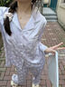 PAUL VALLONI蝴蝶印花真絲睡衣女春秋季送禮長(cháng)袖家居服加絨套裝可外穿順豐包郵 香芋紫【長(cháng)袖+長(cháng)褲】 春夏薄款 S 建議80-100斤 曬單實(shí)拍圖