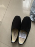 3515老北京布鞋男工作鞋軟底休閑鞋透氣一腳蹬傳統布鞋 黑色  42 曬單實(shí)拍圖