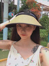 LEOEZYA跑步空頂帽空頂防曬帽女夏季防紫外線(xiàn)草編大帽檐草帽發(fā)箍遮陽(yáng)帽子 涼感黑膠底【咖色】強遮光UPF50+ 均碼(54-58)送防風(fēng)繩 曬單實(shí)拍圖