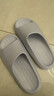 樸西男士四季抗菌室內浴室洗澡防滑居家情侶涼拖女 灰色 44-45 曬單實(shí)拍圖