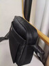 七匹狼男包休閑斜挎包新款單肩包輕便通勤外出便攜公文包男款郵差背包 款式一黑色 曬單實(shí)拍圖