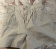 優(yōu)衣庫女裝麻棉短褲/休閑褲子473696 01 乳白色 S /155/62A 曬單實(shí)拍圖