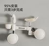 貝趣兒童平衡車(chē)1-3歲寶寶滑步車(chē)無(wú)腳踏滑行車(chē)嬰兒四輪幼兒溜溜車(chē)玩具 米白 【緩震+皮座+20首音樂(lè )+車(chē)籃】 滑滑車(chē)周歲圣誕節新年禮物 曬單實(shí)拍圖