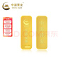 中國黃金（CHINA GOLD）AU9999新款薄片投資金條 100g 曬單實(shí)拍圖