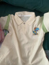 G.duck男童夏季時(shí)尚短袖套裝洋氣寶寶夏裝Polo衫兩件套嬰兒小童裝衣服潮 米白色 80 cm 建議身高70-75cm1歲內 曬單實(shí)拍圖