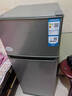 海爾（Haier）冰箱小型二門(mén)辦公室迷你小冰箱節能直冷家用租房家電冷藏冷凍超薄雙開(kāi)門(mén)省電小型冰箱 118升、360°立體制冷、低溫補償 曬單實(shí)拍圖