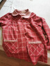 綺瑞秋冬季情侶睡衣女春秋彩棉長(cháng)袖套裝男秋款加厚格子棉布家居服 紅色-女款 M (適合80-105斤) 曬單實(shí)拍圖