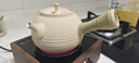 九土陶瓷側把煮茶壺提梁壺日式復古風(fēng)耐溫泥茶壺家用圍爐煮茶可明火 矮款米白煮茶壺 曬單實(shí)拍圖