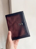 banyanu新款真皮頭層牛皮隨身機票護照夾多功能超薄一體卡包證件包錢(qián)包男 咖啡色（頭層牛皮-防盜刷） 曬單實(shí)拍圖