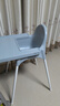 宜家（IKEA）ANTILOP安迪洛高腳椅寶寶餐椅嬰兒餐椅兒童椅學(xué)坐椅多功能椅子 藍灰色含托盤(pán) 曬單實(shí)拍圖