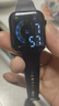 智能手表配件休閑運動(dòng)電子手環(huán)手表夜光防水情侶男女學(xué)兒童手表硅膠手環(huán) 【黑色旗艦款】高端黑 曬單實(shí)拍圖
