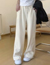 都市麗人闊腿褲女春秋款2026新款女士休閑褲寬松窄版香蕉褲高腰直筒運動(dòng)褲 曬單實(shí)拍圖