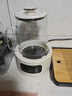 摩飛電器（Morphyrichards）全玻璃養生壺1.5升恒溫壺燒水壺熱水壺家用多功能煮茶壺0膠水0拼接風(fēng)冷降溫甜品燕窩MR5606 曬單實(shí)拍圖