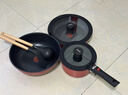 卡羅特鍋具套裝三件套可拆卸手柄有鈦不粘鍋電磁爐炒菜平底疊疊喬遷禮物 曬單實(shí)拍圖