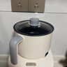 SUBOERS電煮鍋多功能鍋家用小鍋學(xué)生宿舍寢室煮面鍋電熱火鍋迷你泡面鍋電蒸鍋一體鍋小電鍋1-2人用單人 1.8L 小米白 曬單實(shí)拍圖
