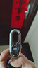 金達日美汽車(chē)鑰匙扣男士高檔車(chē)鑰匙掛扣商務(wù)腰掛不銹鋼雙環(huán)創(chuàng  )意鎖匙扣 曬單實(shí)拍圖