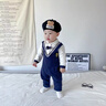 G.duck嬰兒少爺服百天周歲連體衣春秋季男女童寶寶爬服滿(mǎn)月禮服紳士衣服 四季款連體衣【紳士裝5號】 59cm 曬單實(shí)拍圖