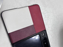 圖璐璐適用華為purax手機殼新款闊折疊屏PuraX典藏版保護套真皮全包防摔超薄型格紅綠時(shí)尚高級感輕奢男女 PuraX【型格紅】頭層牛皮丨不沾指紋 曬單實(shí)拍圖
