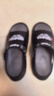森馬（senma）森馬拖鞋男夏季外穿防滑厚底拖男士大碼沙灘涼鞋 黑色 42-43 曬單實(shí)拍圖