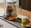 小熊（Bear）玻璃茶壺 泡茶壺飄逸杯耐熱高硼硅玻璃茶具800ml大容量茶水分離 曬單實(shí)拍圖