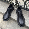 七匹狼皮鞋男鞋春季新款防滑頭層牛皮休閑鞋百搭英倫風(fēng)商務(wù)正裝皮鞋子男 黑色 【標準皮鞋碼】 41 曬單實(shí)拍圖