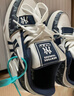 MLB男女時(shí)尚復古老花學(xué)長(cháng)鞋運動(dòng)休閑板鞋黑色50BKS38 曬單實(shí)拍圖
