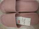 京東京造【抗菌皮紋拖】eva軟彈拖鞋居家室內防臭浴室涼拖女士粉色37-38 曬單實(shí)拍圖