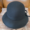 Mr DUCK赫本風(fēng)澳洲羊毛漁夫帽女秋冬季法式優(yōu)雅禮帽女高檔大小碼圓頂帽子 曬單實(shí)拍圖