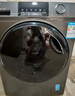 海爾（Haier）全自動(dòng)滾筒洗衣機單洗 12公斤家用超薄大容量全家筒 懶人養寵除毛洗 一級能效家電換新補貼L50DS 12KG單洗 滾筒 曬單實(shí)拍圖