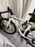 喜德盛（xds）公路車(chē)25-AD300油碟UCI車(chē)架2x10速中空一體牙盤(pán)桶軸車(chē)白蛇510MM 曬單實(shí)拍圖