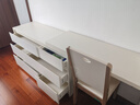 全友家居斗柜原木奶油風(fēng)多用抽屜式儲物置物柜家用客廳收納柜 【象牙白】六斗柜+搭臺 靈活百搭+大容量?jì)ξ?曬單實(shí)拍圖