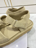 UGG夏季新款女士時(shí)尚舒適純色厚底露趾魔術(shù)貼搭扣休閑涼鞋1178875 SAN | 沙色 37 曬單實(shí)拍圖
