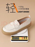 ZHR則則樂(lè )福鞋女新款女鞋通勤風(fēng)厚底單鞋女舒適百搭媽媽小皮鞋女BT90米39 曬單實(shí)拍圖