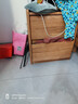 京東京造家居悅楓實(shí)木床頭柜 天然橡膠木雙層儲物 收納臥室儲物柜原木色 曬單實(shí)拍圖